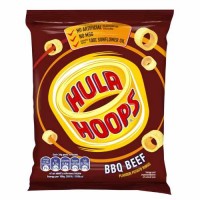 Hula Hoops BBQ Beef 34g - Best Before:  07.12.24